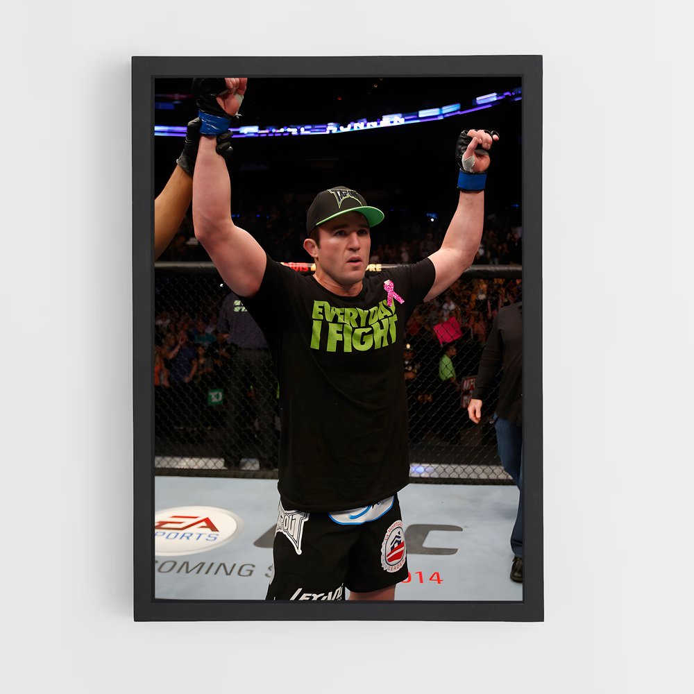 Poster Chael de sonnen – affiche MMA (vue 2)